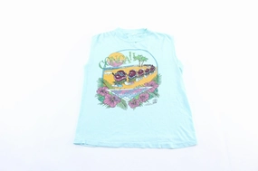 1987 The California Raisins Graphic Tank Top Roll Up Cuff System