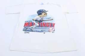 1989 New York Yankees Don Mattingly Graphic T-Shirt Bold Style Soft Finish