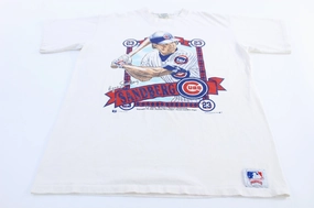 1990 Chicago Cubs Baseball Ryne Sandberg Graphic T-Shirt Quick Dry Wear
