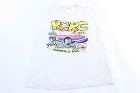 1990 Radio Controlled Racing Graphic Tank Top Quick Movement Move Fast