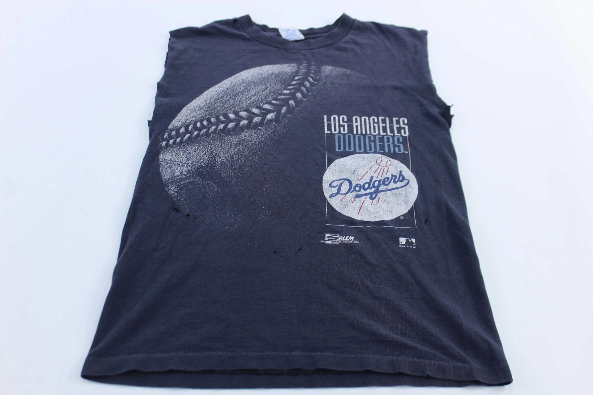 Stretch Knit Technology Quick Fit 1992 Los Angeles Dodgers Salem Sportswear Tank Top