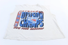 1992 New York Rangers Patrick Division Champs Tank Top Performance Layer