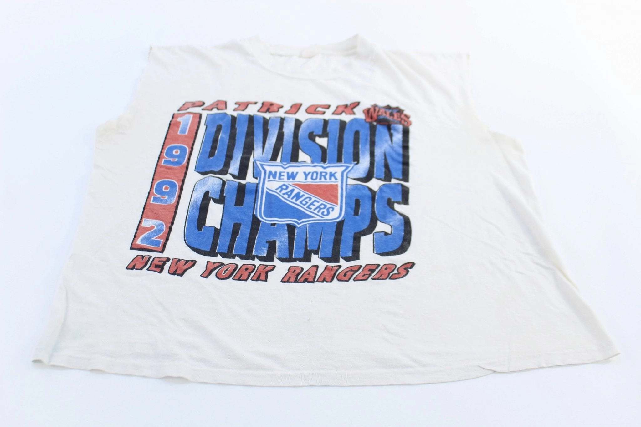 1992 New York Rangers Patrick Division Champs Tank Top Performance Layer