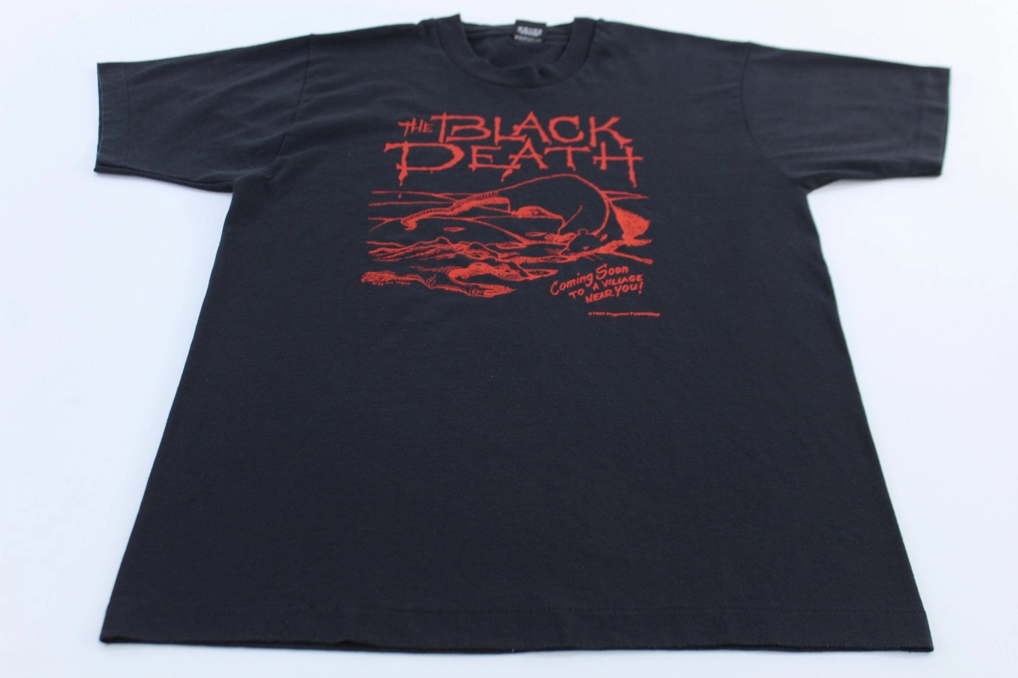1992 The Black Death European Tour T-Shirt Summer Wardrobe