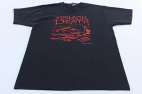1992 The Black Death European Tour T-Shirt Summer Wardrobe