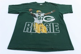 1993 Green Bay Packers Football Reggie White T-shirt Fashion Ready