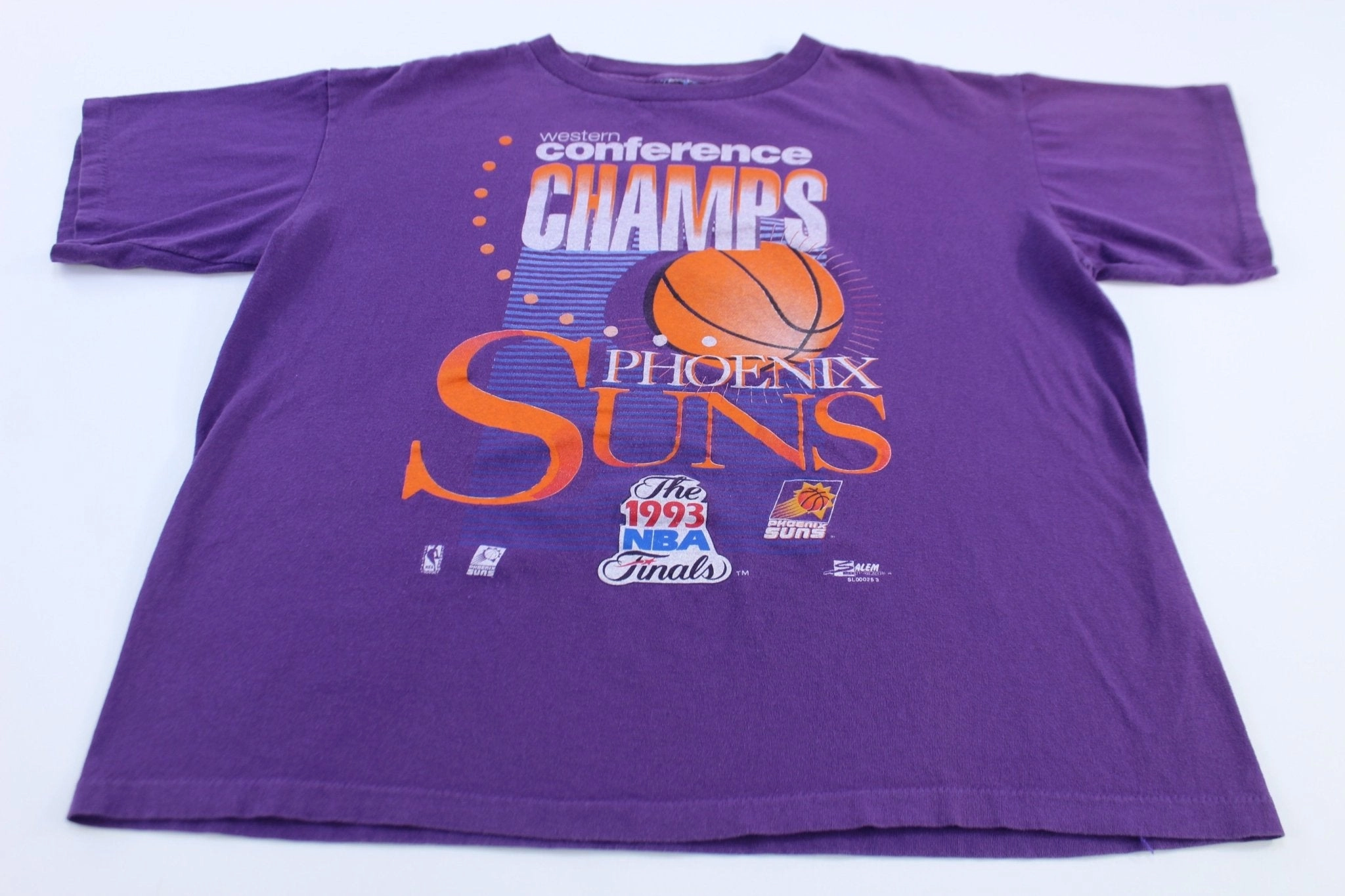 Effortless Vibe MinimalistDesign 1993 NBA Phoenix Suns The Finals West Conference Champs T-shirt