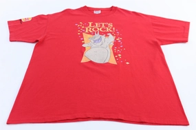 1996 Disney The Hunchback Notre Dame "Let's Rock" T-shirt Stretchable Armholes Stain Resistant