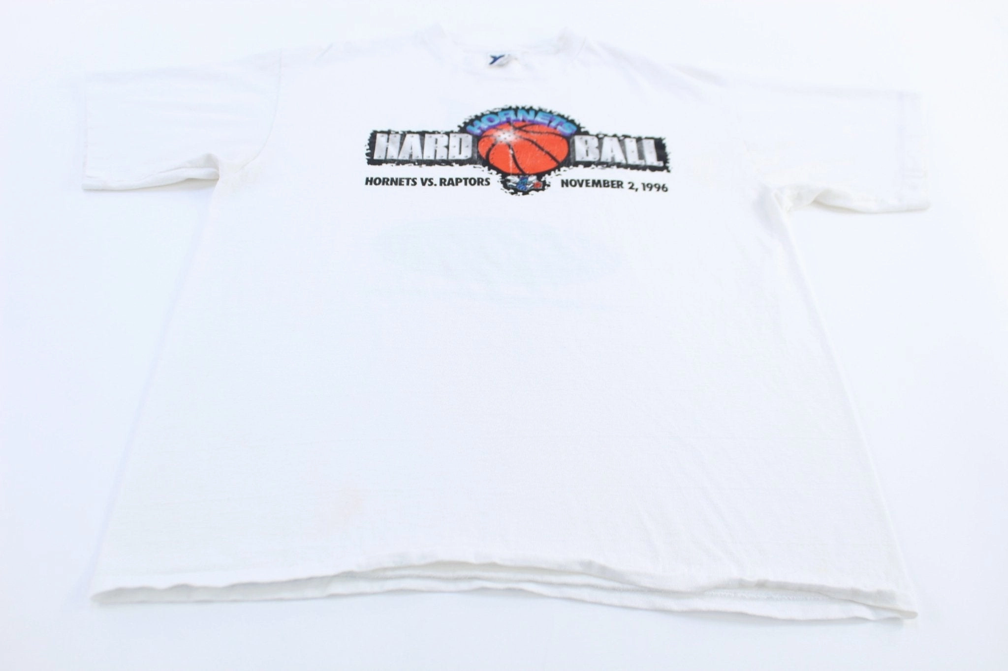 1996 Hornets Hard Ball Raptors Vs Hornets T-shirt Casual Vibes