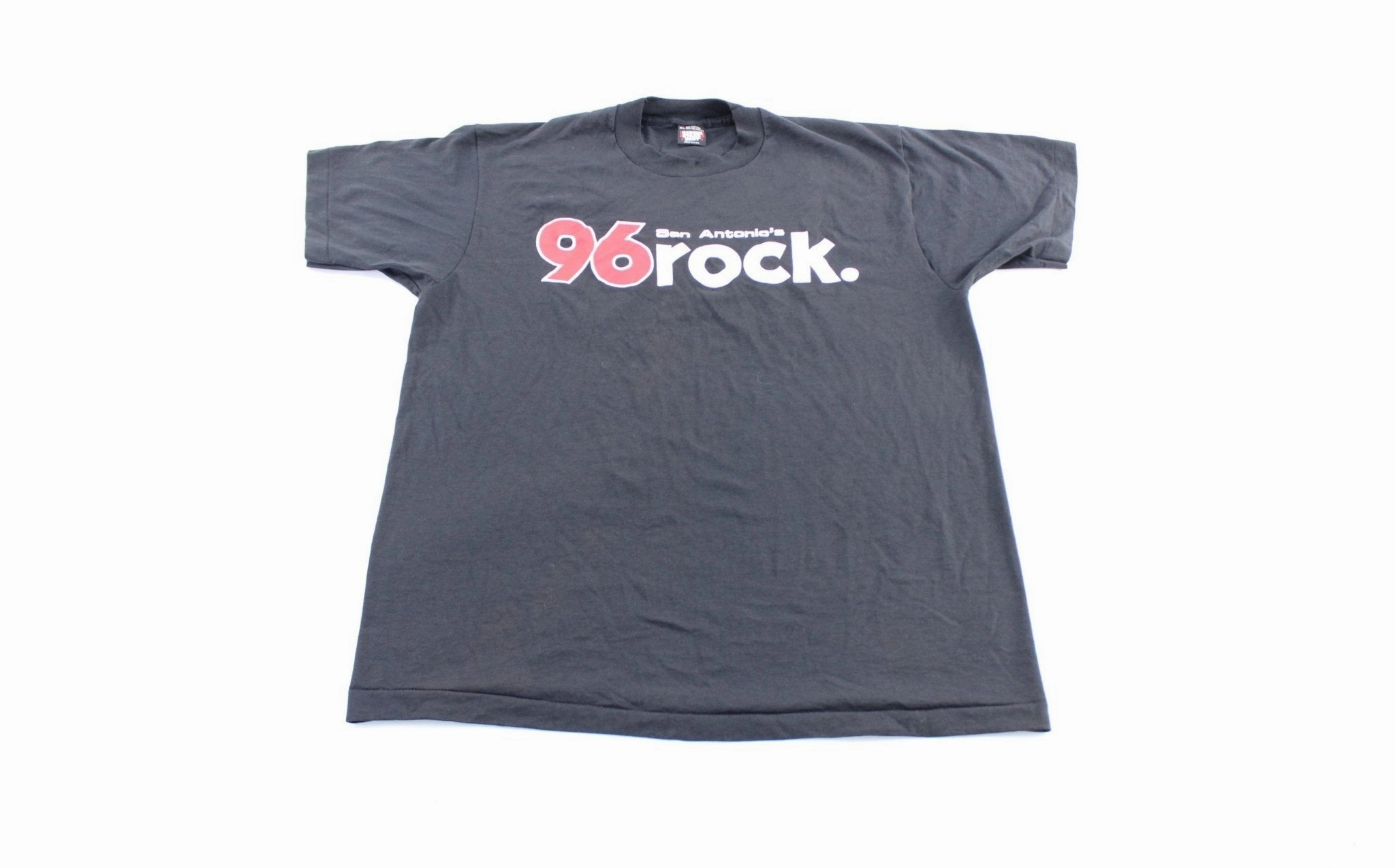 NoSideSeams 1996 San Antonio 96 Rock Kiss Sucks Radio Station T-Shirt