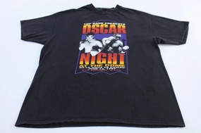 Layered Sleeve Construction Abrasion Resistant Fabric 1997 Oscar Night At The Dome De La Hoya Vs Kamau Boxing T-shirt