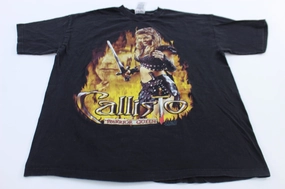 Circular Knit Design Biodegradable Textile 1997 Xena: Warrior Princess Callisto of Cirra Graphic T-Shirt