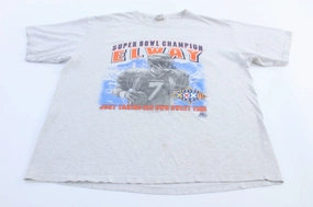Cool Fit 1998 Denver Broncos John Elway SuperBowl Champion Graphic T-Shirt