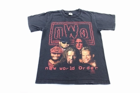 1998 World Championship Wrestling New World Order Graphic T-Shirt Soft Wear Adjustable Fit
