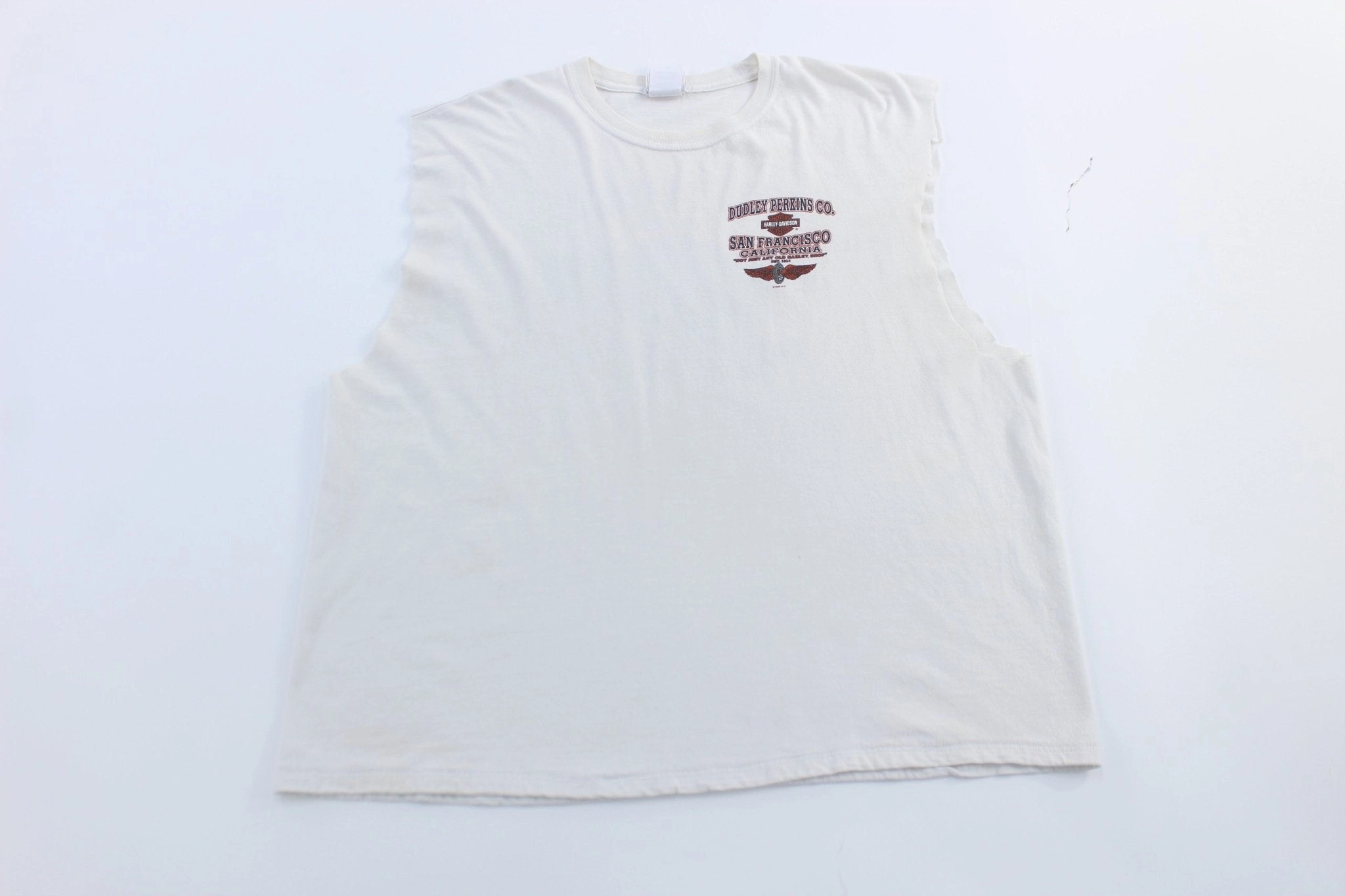 1999 Harley Davidson Motorcycles San Francisco, California Tank Top Biodegradable Synthetic Fibers