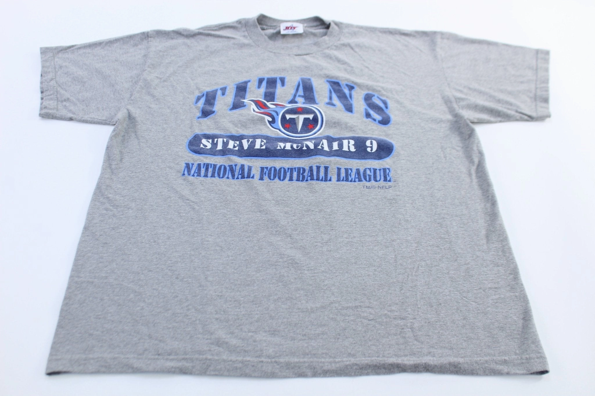 Layering Must-Have 1999 Tennessee Titans Football Steve McNair Jersey T-Shirt