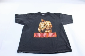 Versatile Layering Quick Dry Wear Fit 2000 Buddy Guy Graphic T-Shirt