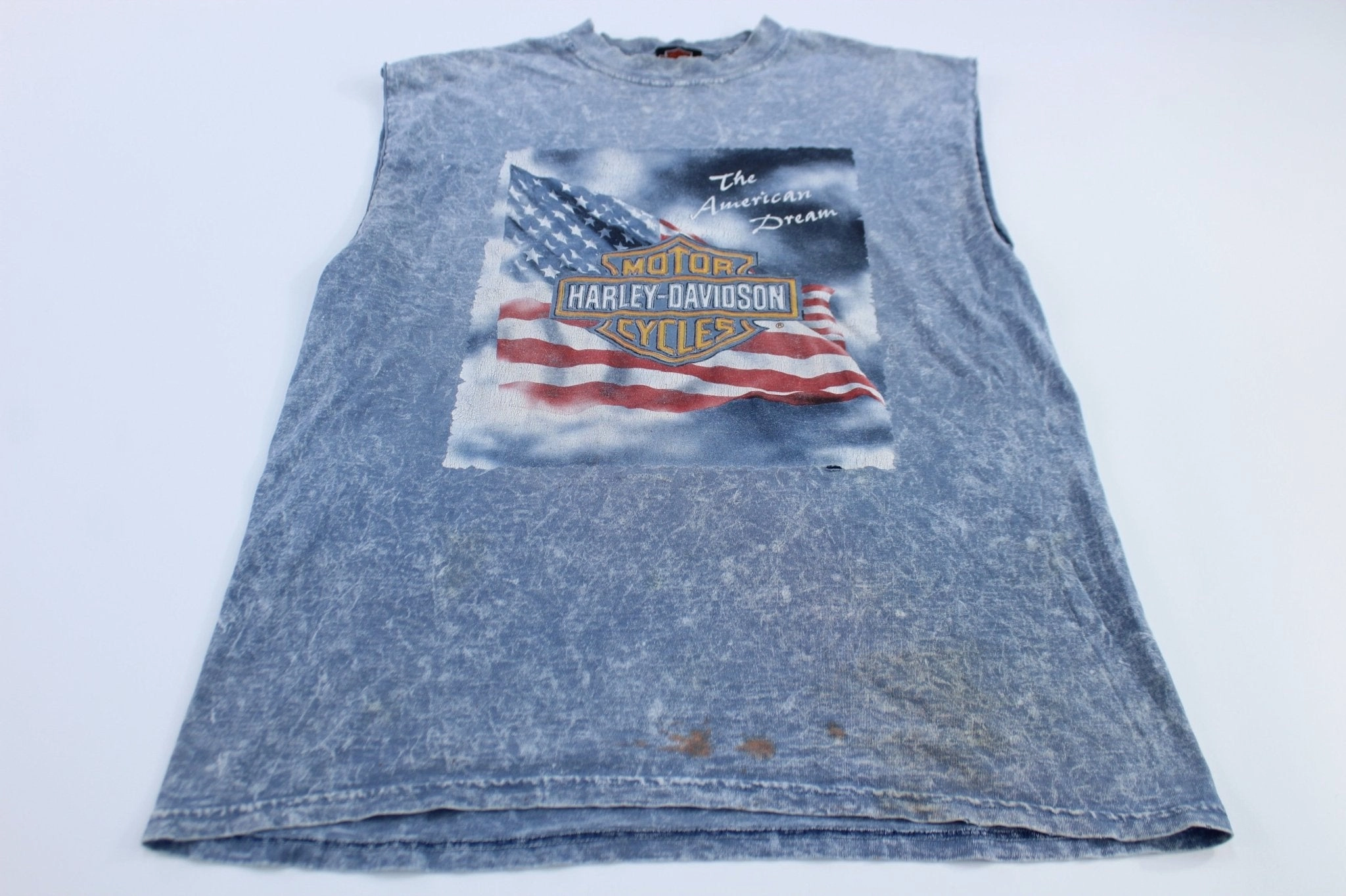 Wrinkle Resistant Weave Quick Repair Yarn 2000 Harley Davidson Motorcycles Beaumont, Texas Tank Top