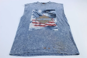 Wrinkle Resistant Weave Quick Repair Yarn 2000 Harley Davidson Motorcycles Beaumont, Texas Tank Top