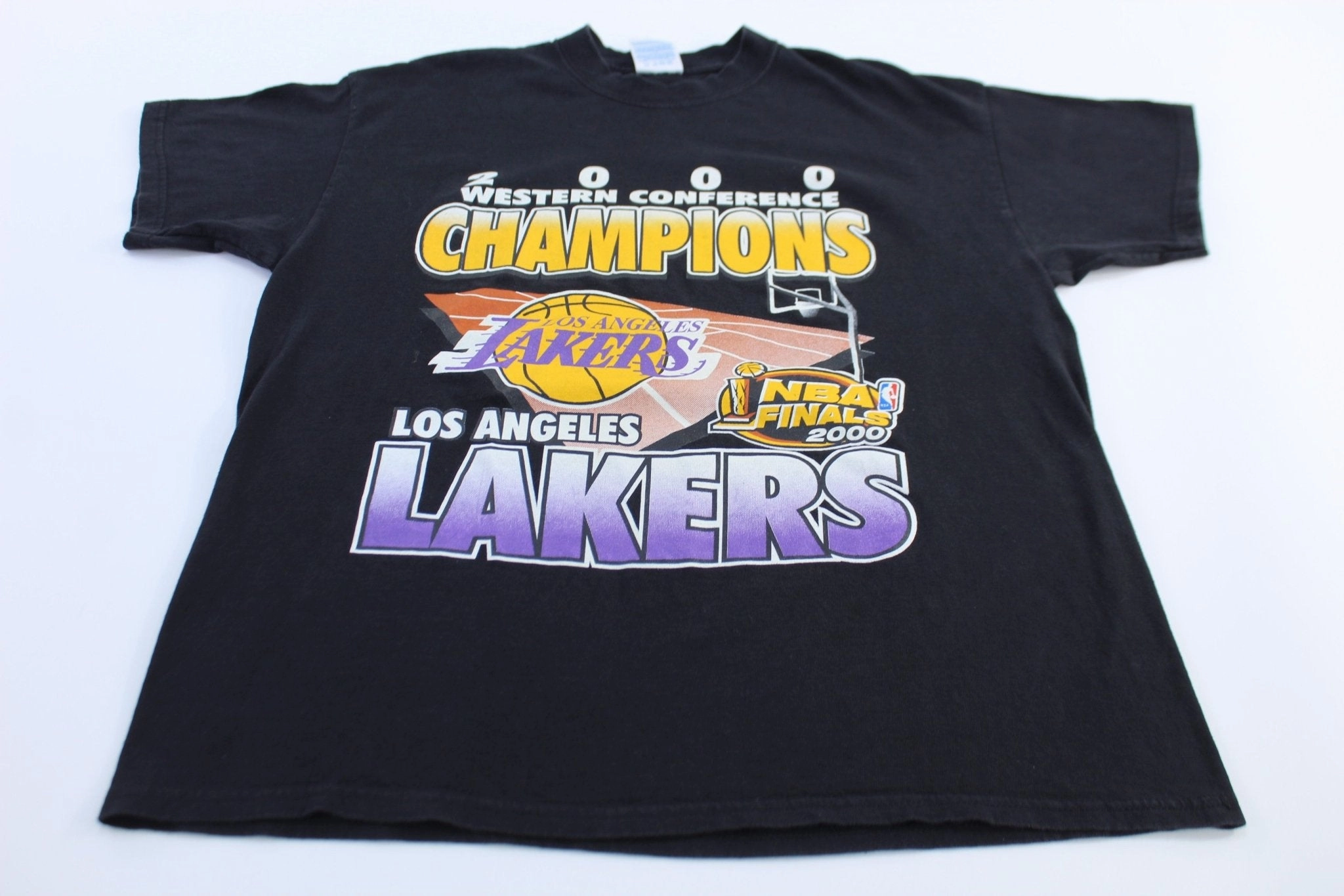 2000 Los Angeles Lakers Western Conference Champions T-Shirt Stylish Everyday Wear Smart Design