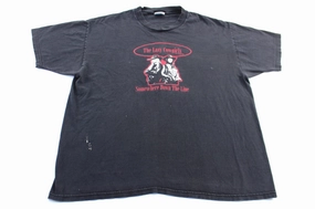 2000 The Lazy Cowgirls Somewhere Down The Line Promo T-Shirt Urban Trend Recycled Polyester