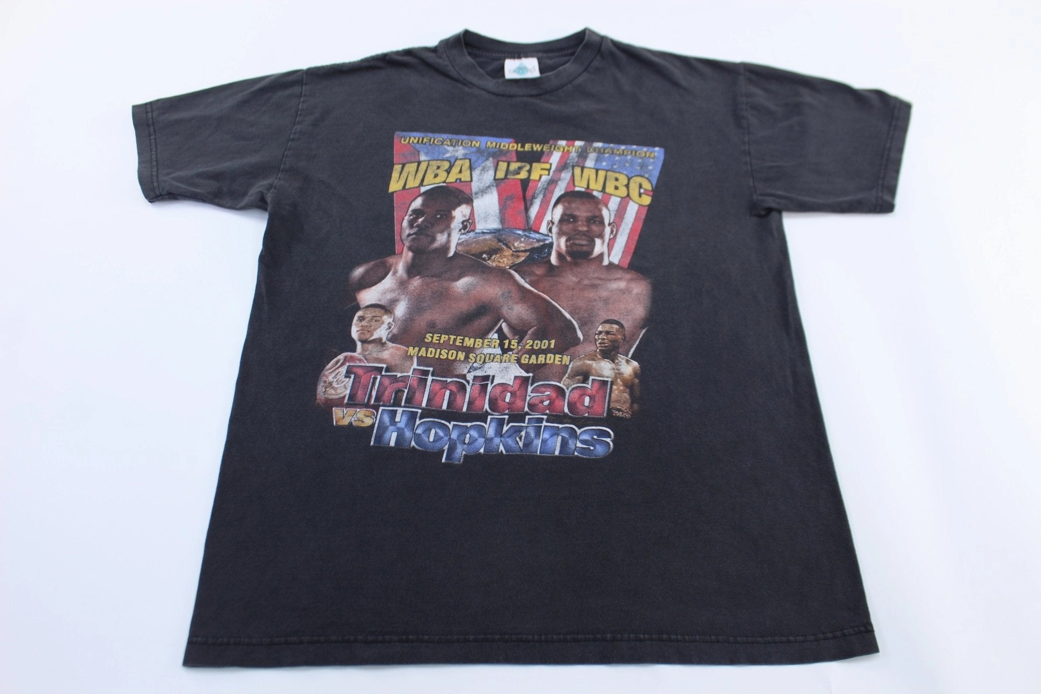 SunProtectionFabric 2001 Trinidad Vs Hopkins Madison Square Garden Graphic T-shirt