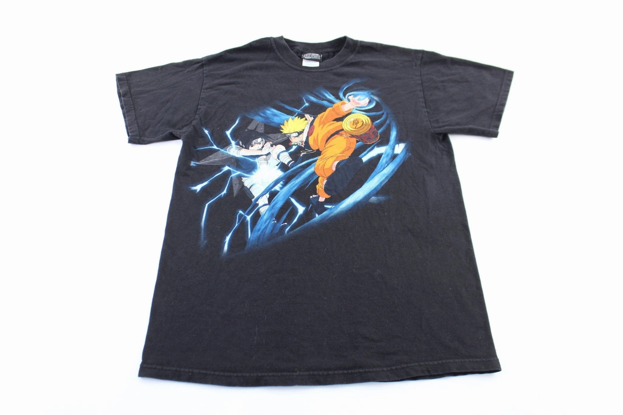Reinforced Hemline Comfort Fit Design 2002 Naruto & Sasuke Graphic T-Shirt