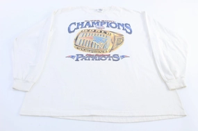 Short sleeved breeziness Active Trend Look 2002 New England Patriots SuperBowl Champions Ring LS T-Shirt