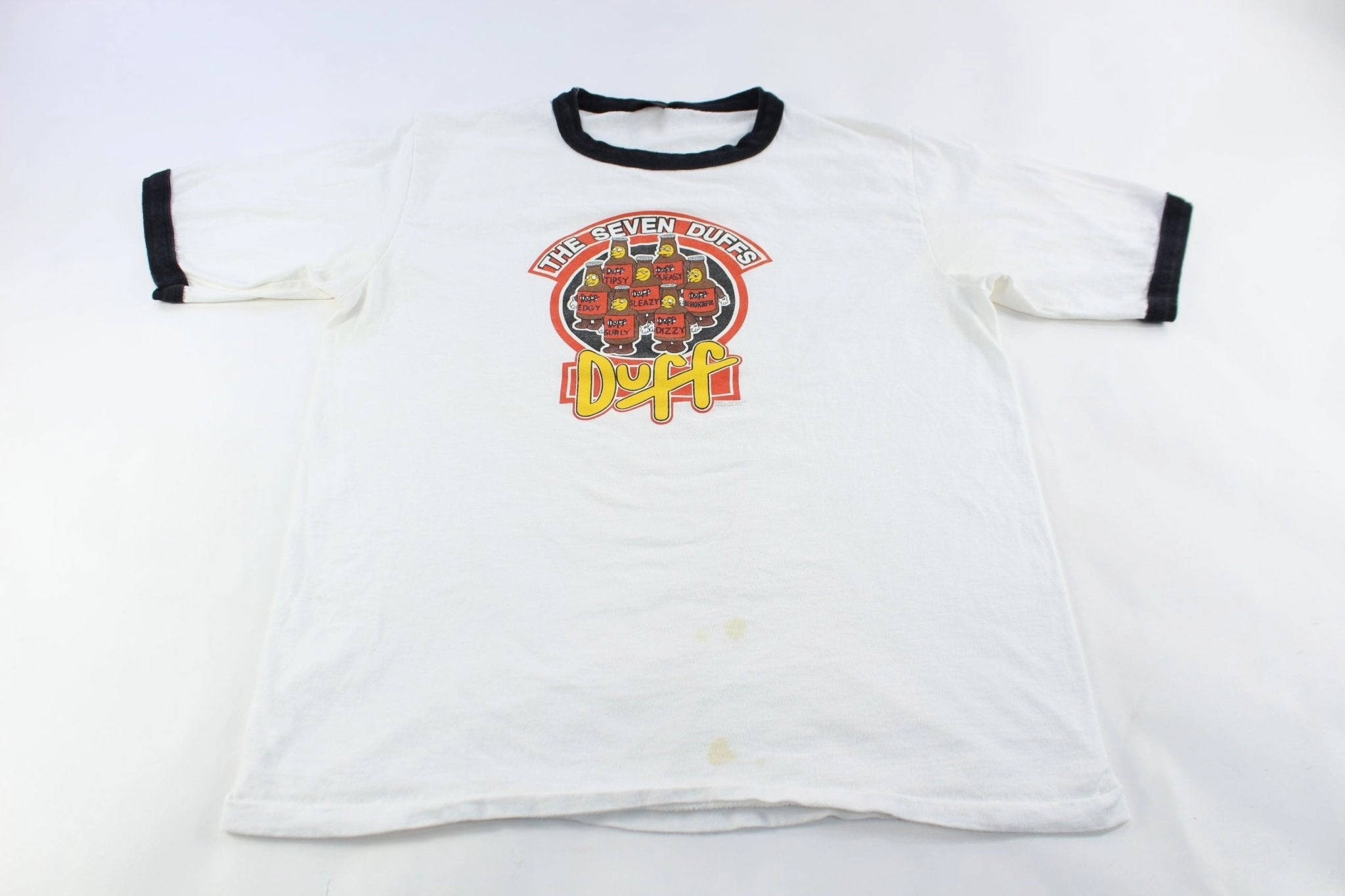 2002 The Simpsons The Seven Duffs T-Shirt Fit Design UltraLightweight