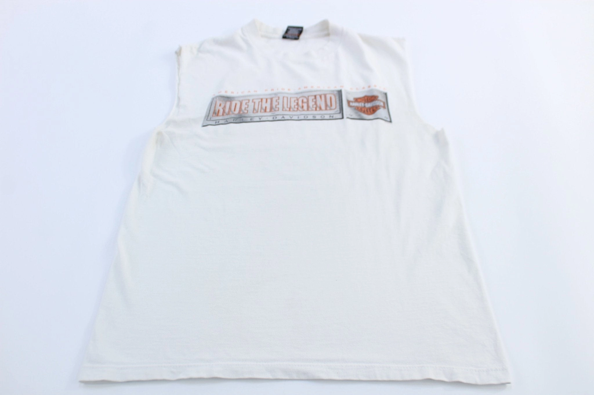 Thermal Regulating Fabric 2003 Harley Davidson Motorcycles Reggio Emilia Italy Tank Top