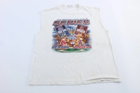 2004 Boston Red Sox vs Los Angeles Angels Division Series Tank Top Reflective Safety Trim