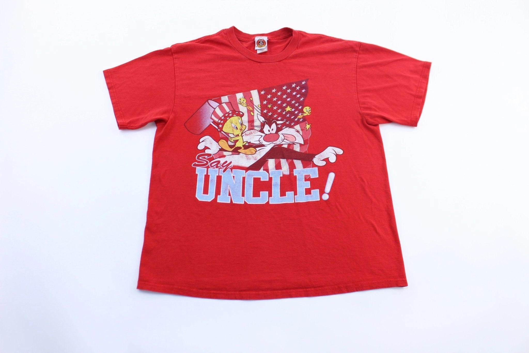 Chilly Style print design 2004 Looney Tunes Say Uncle Graphic T-Shirt