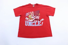 Chilly Style print design 2004 Looney Tunes Say Uncle Graphic T-Shirt