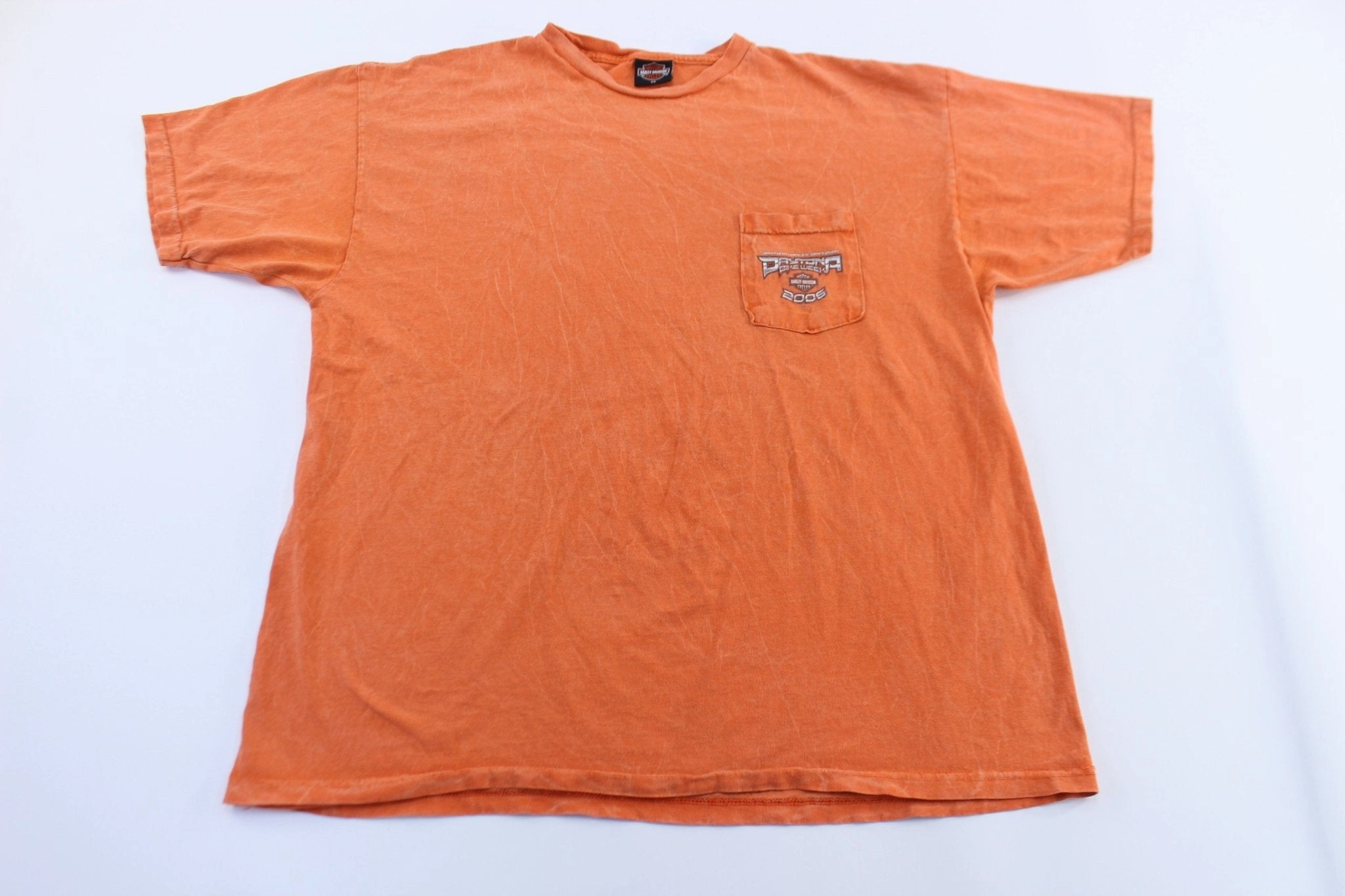 2005 Harley Davidson Motorcycles Daytona Beach Bike Week T-Shirt Non-toxic