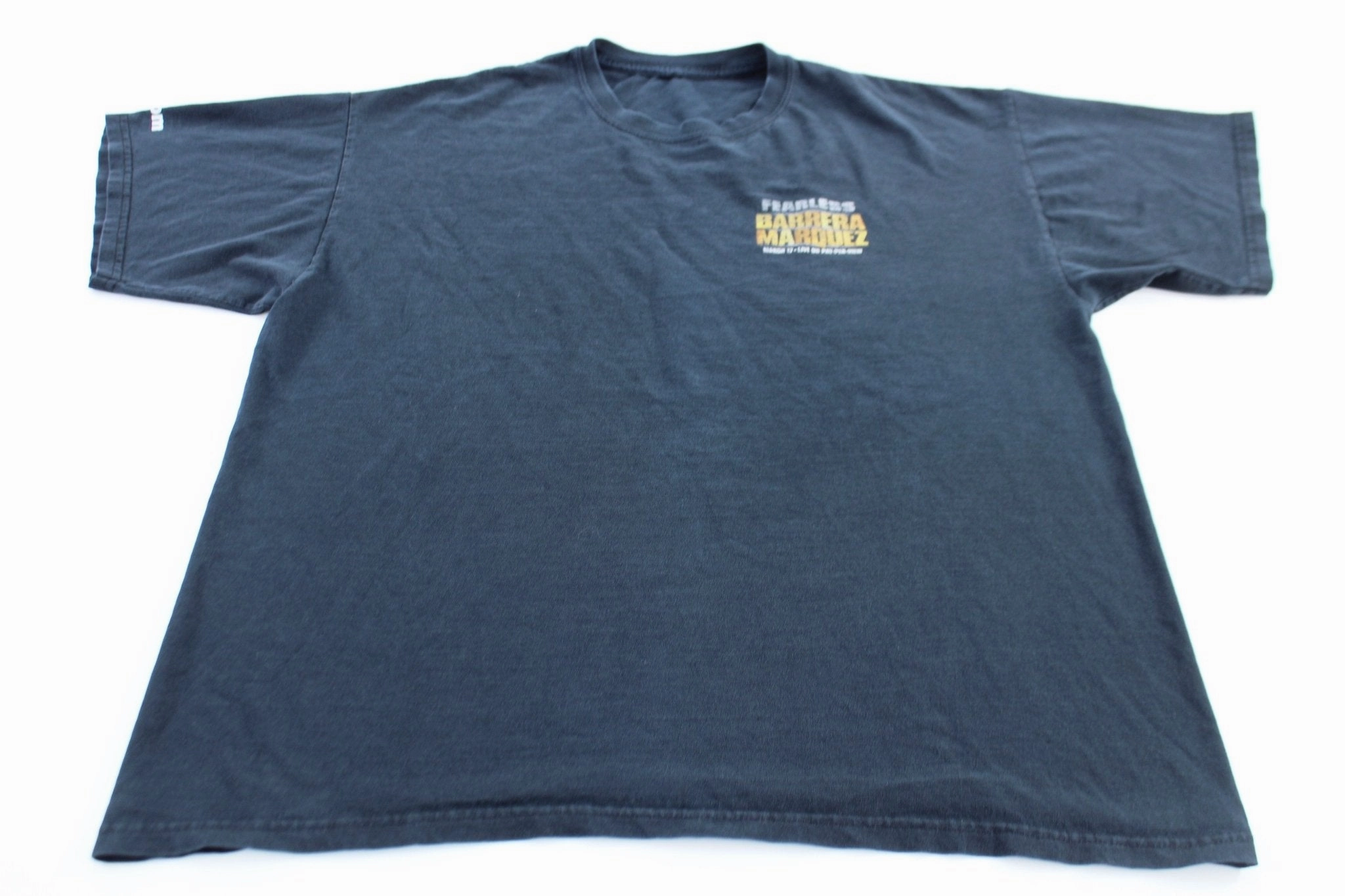 2007 Marco Barrera vs Juan Manuel Marquez Boxing Promo T-Shirt Recommended MoistureControlFibers