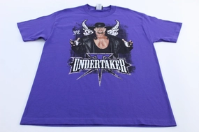 2008 World Wrestling Entertainment Undertaker Graphic T-Shirt UVProtectionFinish Soft and breathable
