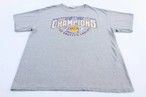 2010 Los Angeles Lakers Basketball Western Conference Champions T-shirt Versatile Layering Adult Wear