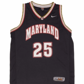 VINTAGE NCAA NIKE MARYLAND TERRAPINS #25 1990S JERSEY SIZE XL Perfect Motion