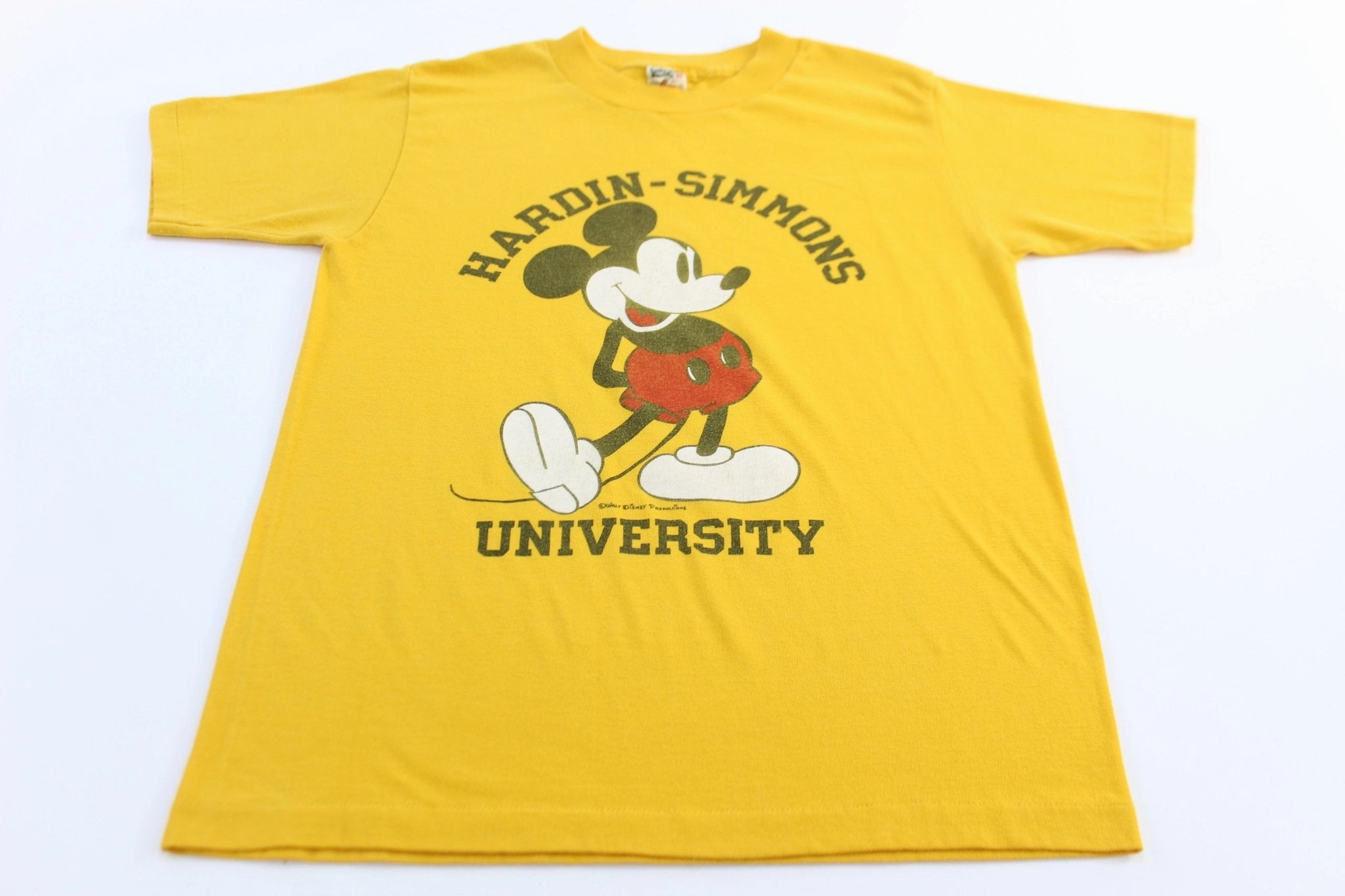 Chic Smart 70's Hardin-Simmons University Mickey Mouse T-Shirt