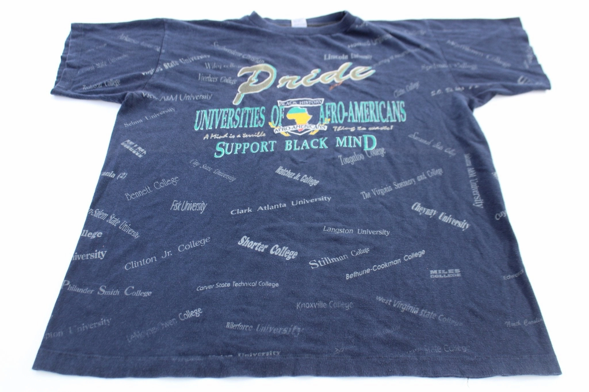 Quick Wear Beachwear 90's Black History Universities All Over Print T-Shirt