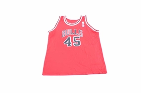 Reliable Fit 90's Champion Embroidered Logo Chicago Bulls Michael Jordan Jersey