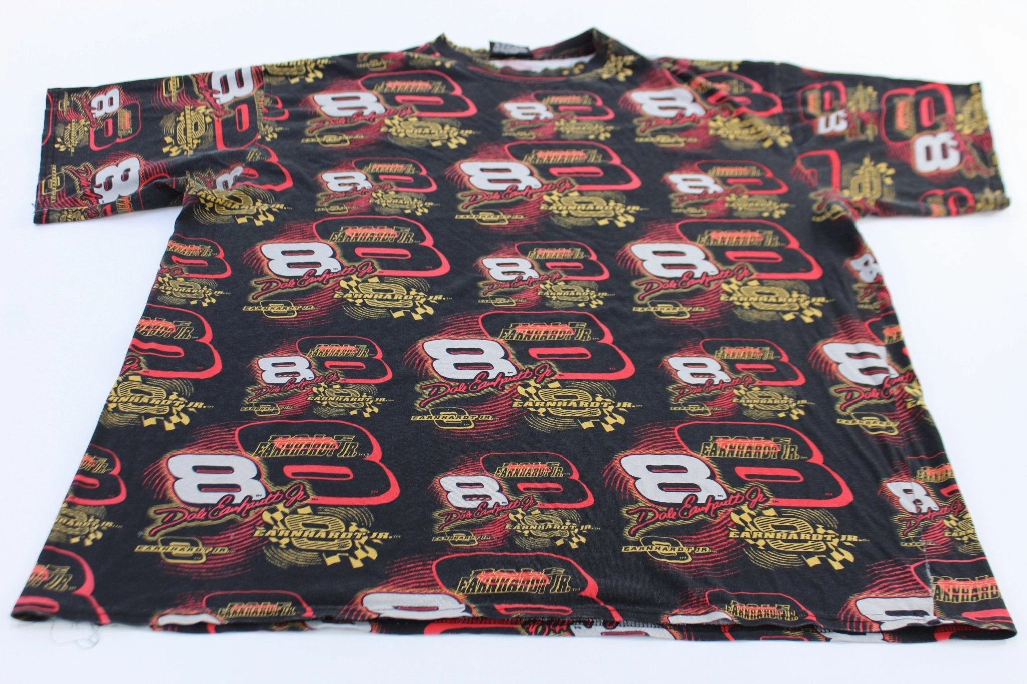 90's Chase Authentics Dale Earnhardt Jr All Over Print T-Shirt Soft and Lightweight Cool and casual