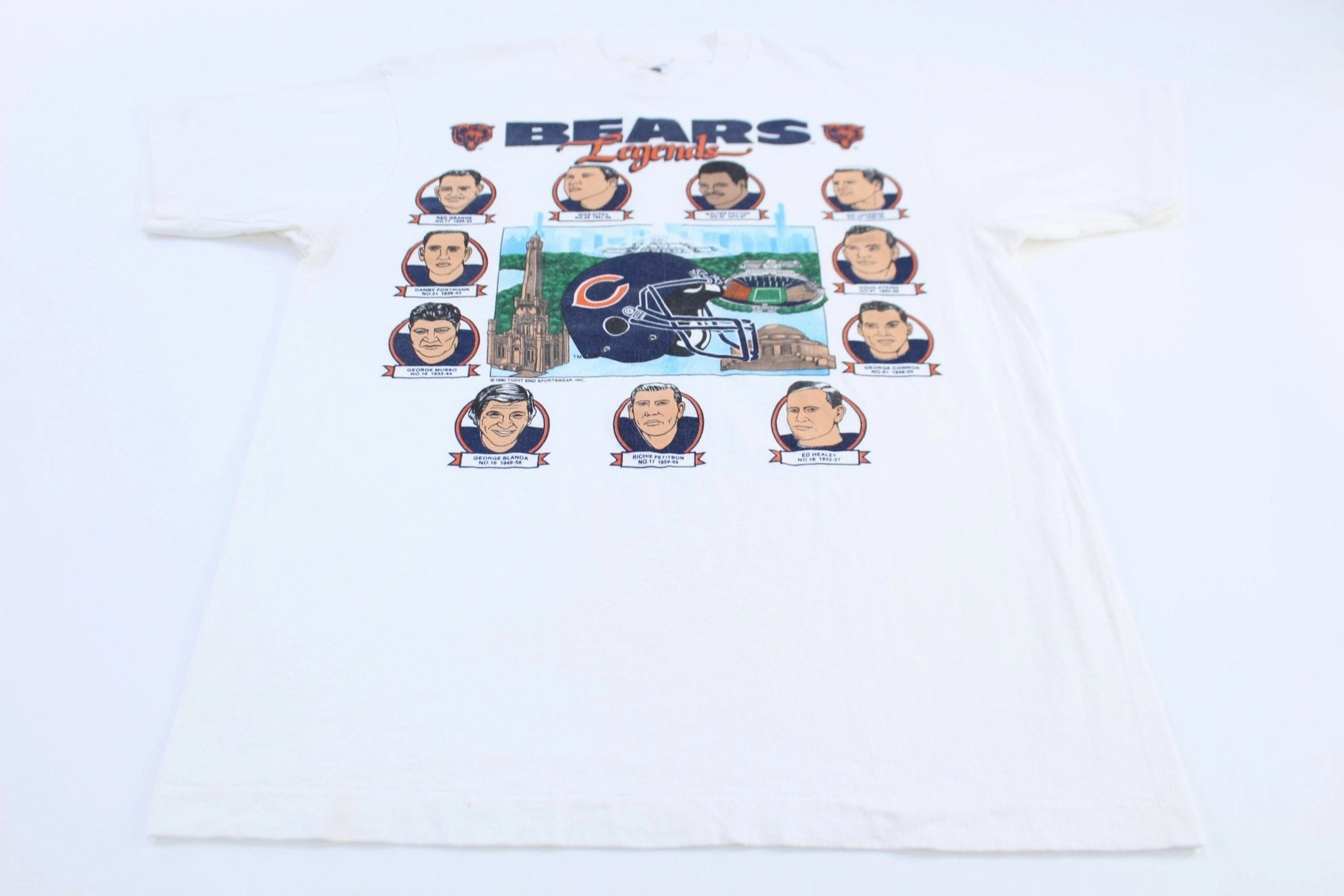 90's Chicago Bears Football Legends Graphic T-Shirt Teenager coolness