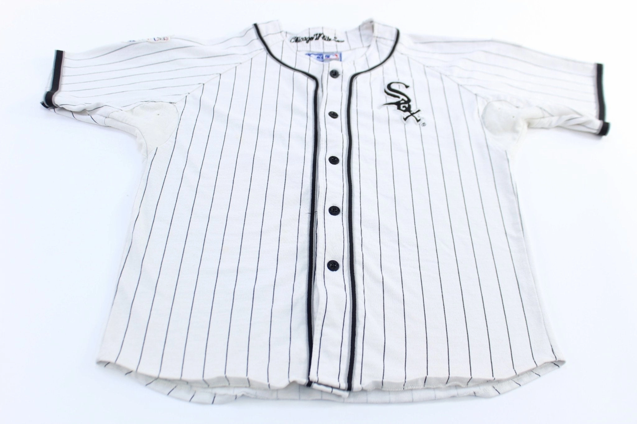 90's Chicago White Sox Embroidered Starter Baseball Jersey Power Form
