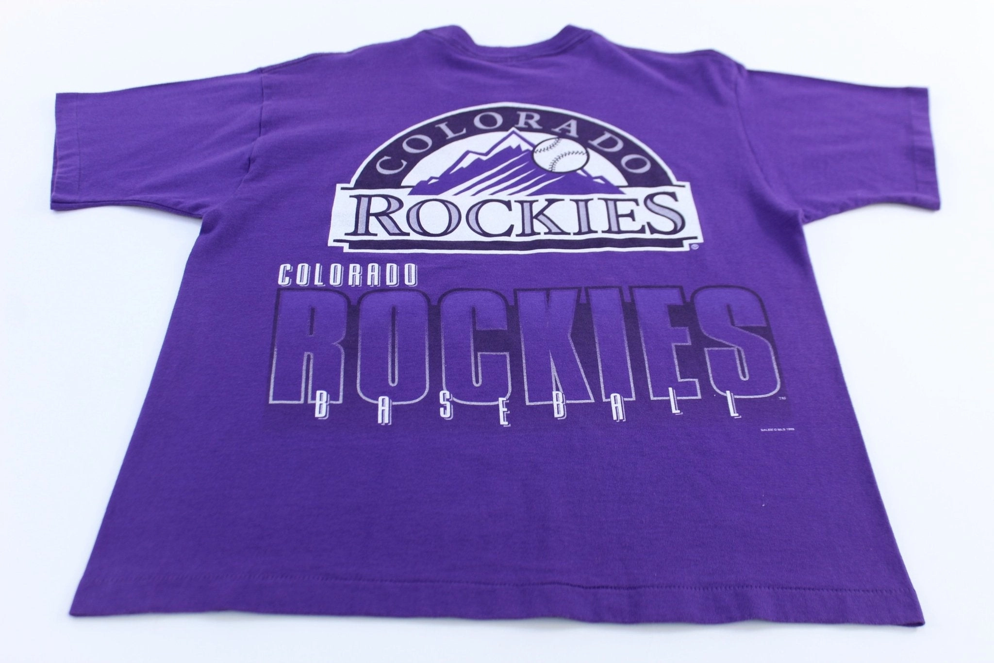 SustainableManufacturing 90's Colorado Rockies Baseball Graphic T-shirt