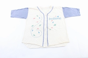 90's Disney Pocahontas Jersey T-Shirt Dynamic Style Muscle Friendly