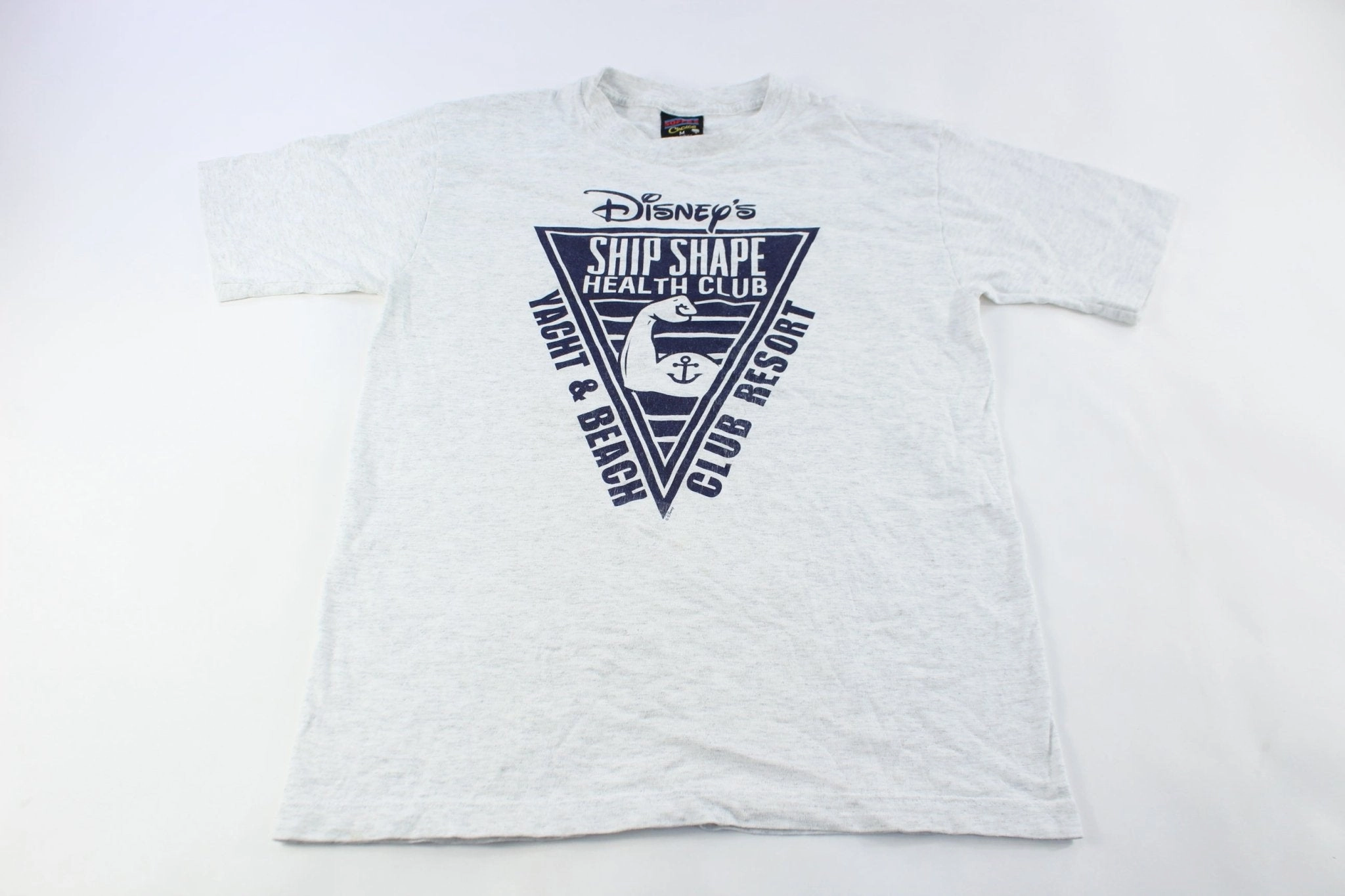 90's Disney Ship Shape Health Club T-Shirt Breathable Look Classic Chic