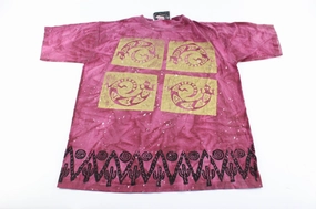 90's Egyptian Lizards Tie-Dye T-Shirt Casual Flex Design