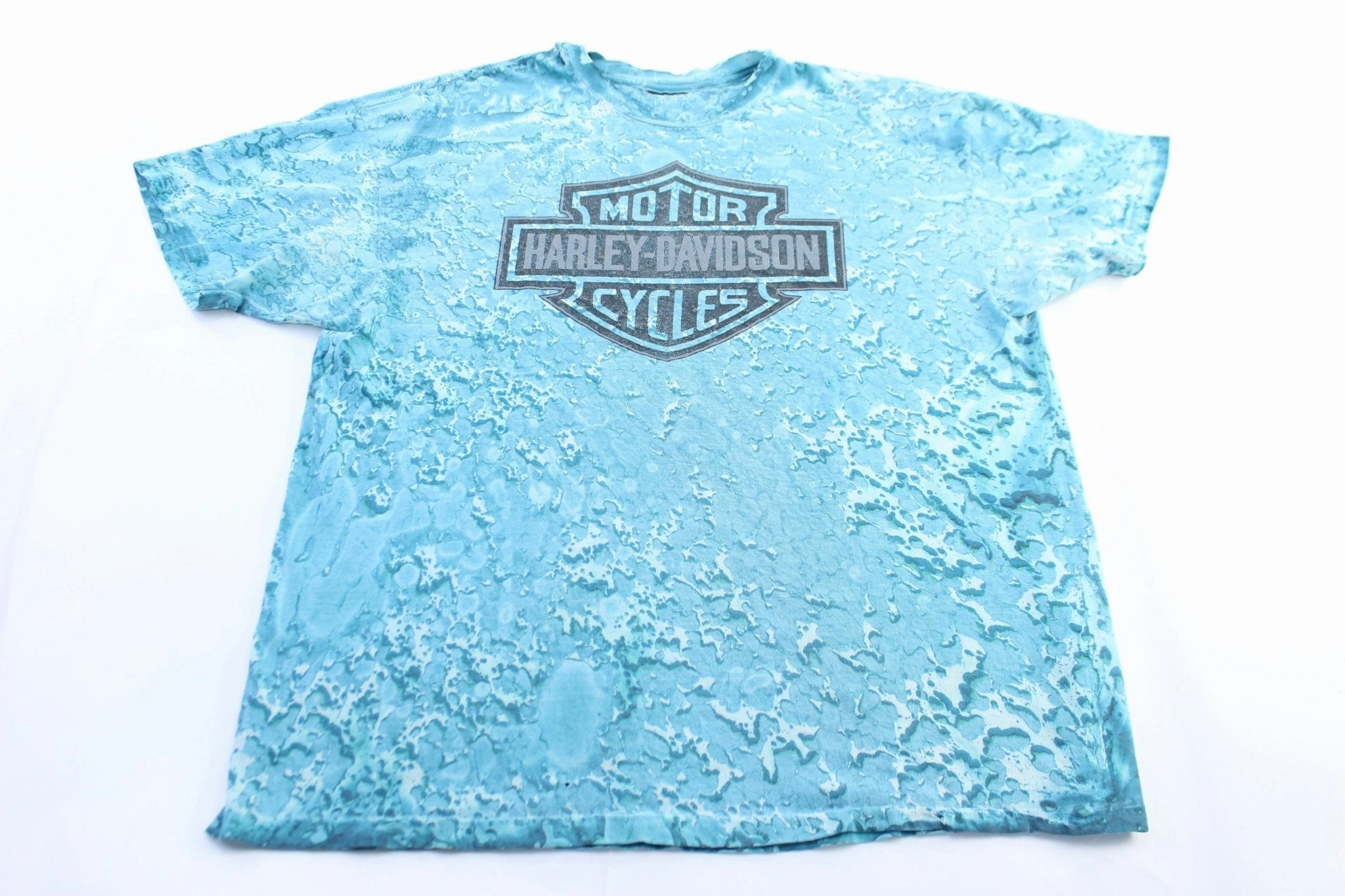 Fashion-Ready Soft Knit 90's Harley Davidson Motorcycles Gaithersburg, Maryland All Over Print T-Shirt