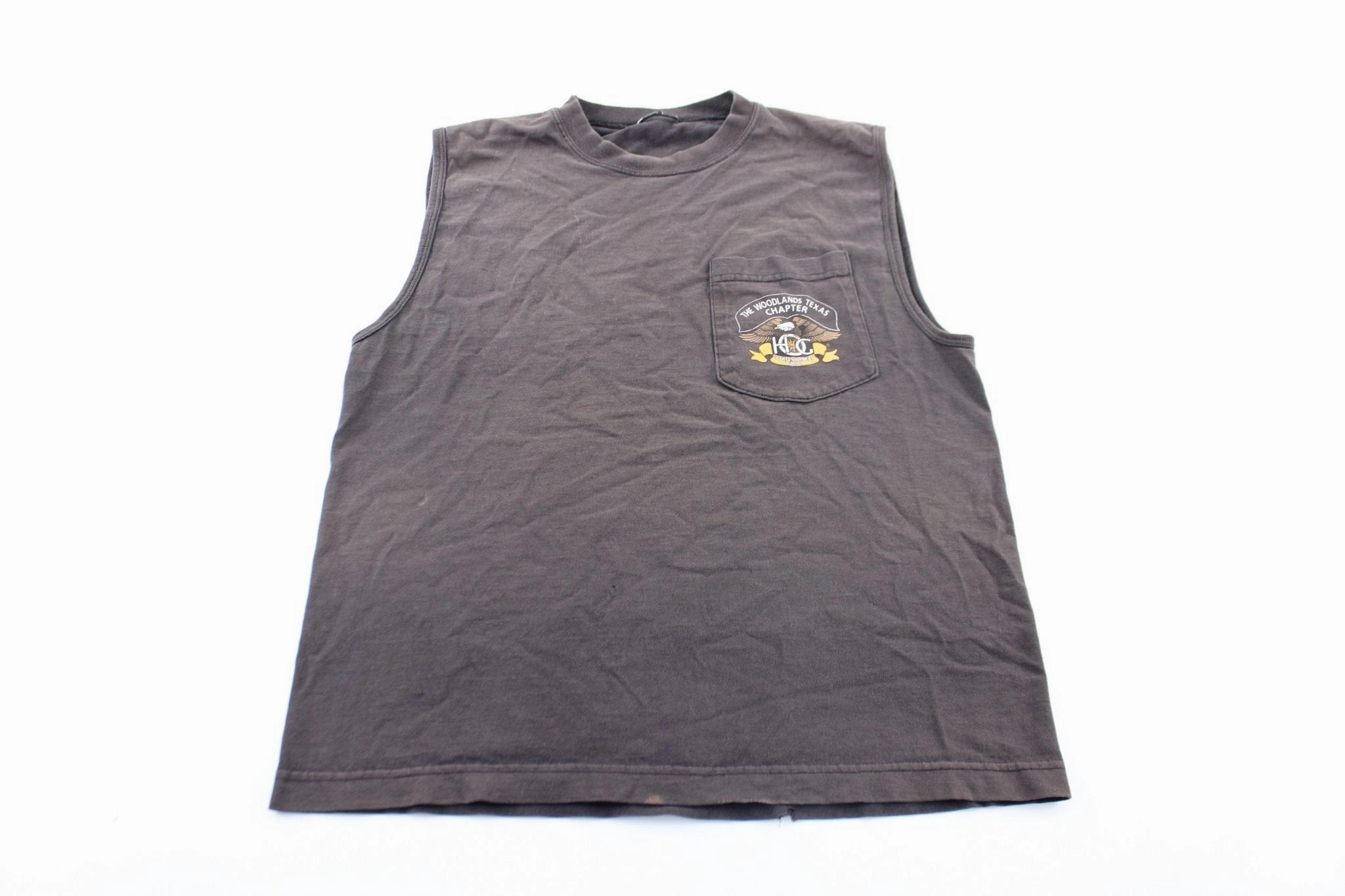 True Fit Dry Touch 90's Harley Owner's Group The Woodlands, Texas Tank Top